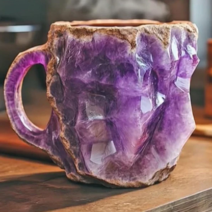 Geode Inspired Coffee Mug 300ml Artistic Novelty Tea Cup Drinkware