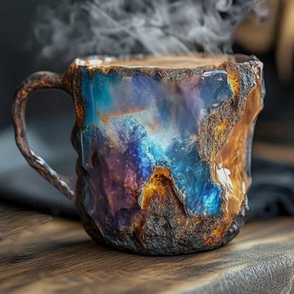 Geode Inspired Coffee Mug 300ml Artistic Novelty Tea Cup Drinkware