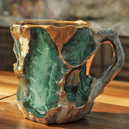 Geode Inspired Coffee Mug 300ml Artistic Novelty Tea Cup Drinkware
