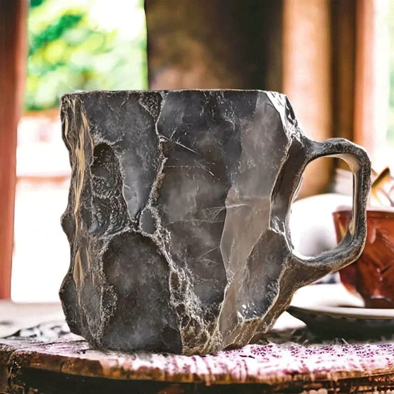 Koffiemok geïnspireerd op een geode, artistieke novelty-theekop en drinkgerei