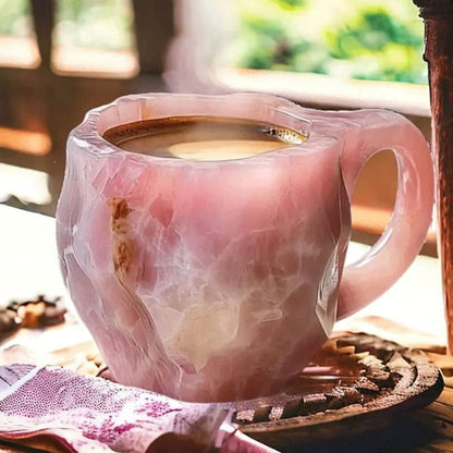 Koffiemok geïnspireerd op een geode, artistieke novelty-theekop en drinkgerei