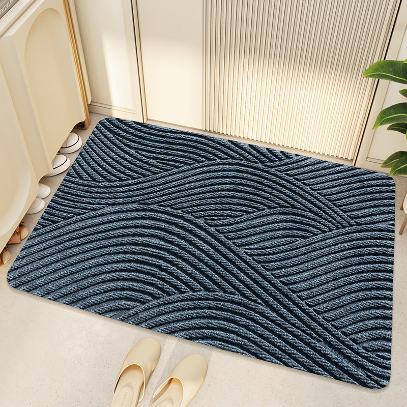 Geometric Door Mat Non Slip Indoor Outdoor Entrance Rug