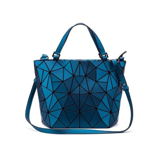 Geometric Pattern Tote Bag Womens Cotton Shoulder Handbag
