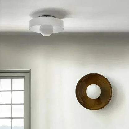 Glass Ceiling Light Scandinavian Modern Flush Mount Lighting Fixture