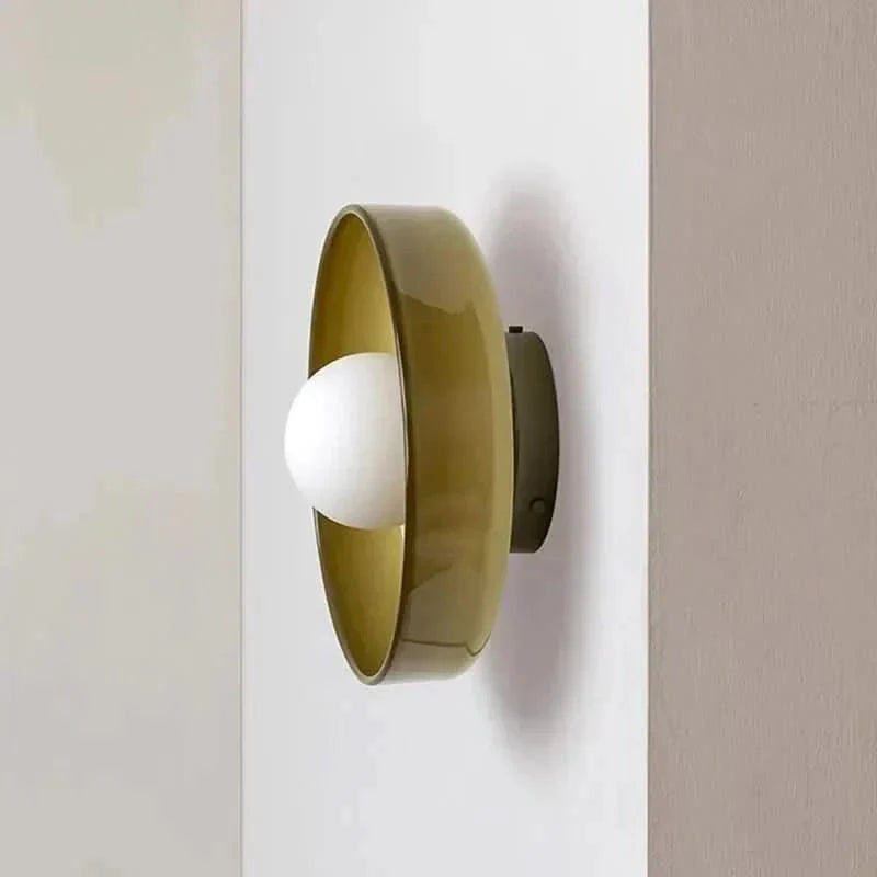 Glass Ceiling Light Scandinavian Modern Flush Mount Lighting Fixture