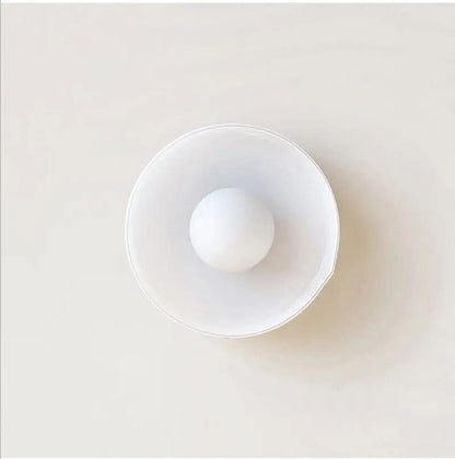 Glass Ceiling Light Scandinavian Modern Flush Mount Lighting Fixture