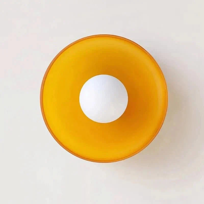Glass Ceiling Light Scandinavian Modern Flush Mount Lighting Fixture