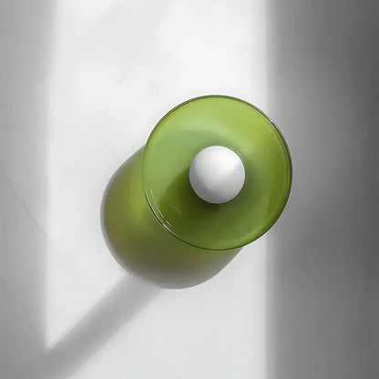 Glass Ceiling Light Scandinavian Modern Flush Mount Lighting Fixture