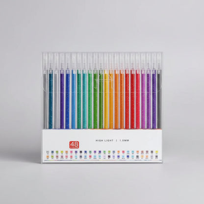 Glitter Gel Pens Set for Journaling Drawing Coloring and Creative Crafts