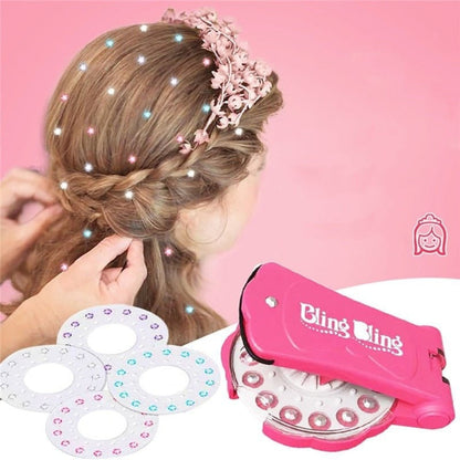 Applicator voor haarjuwelen, glitterstylingstool voor leuke haaraccessoires