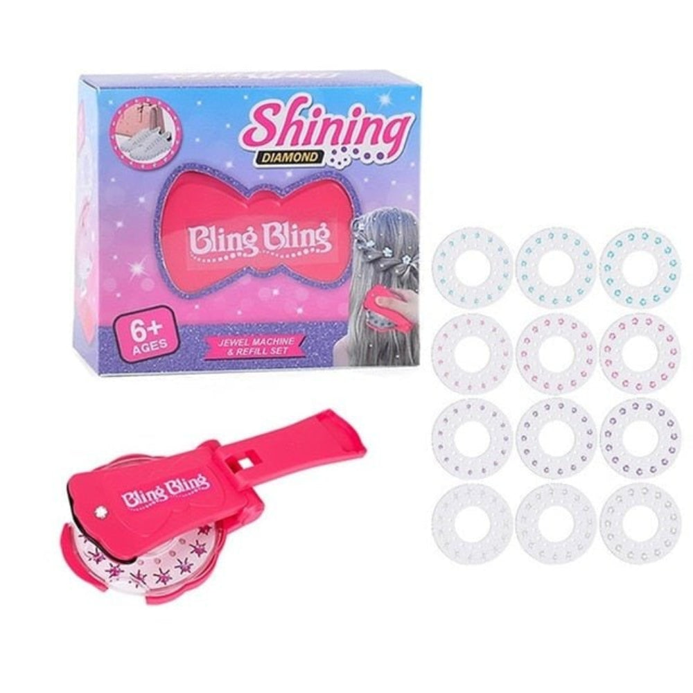 Applicator voor haarjuwelen, glitterstylingstool voor leuke haaraccessoires