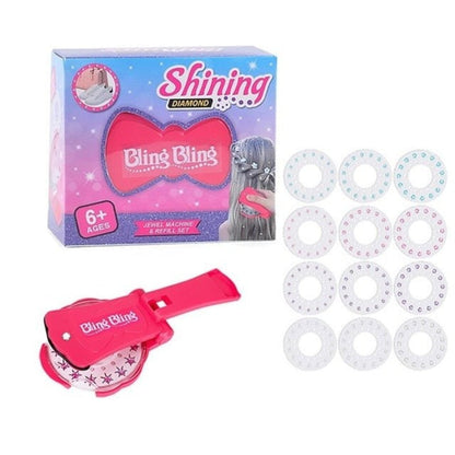 Applicator voor haarjuwelen, glitterstylingstool voor leuke haaraccessoires