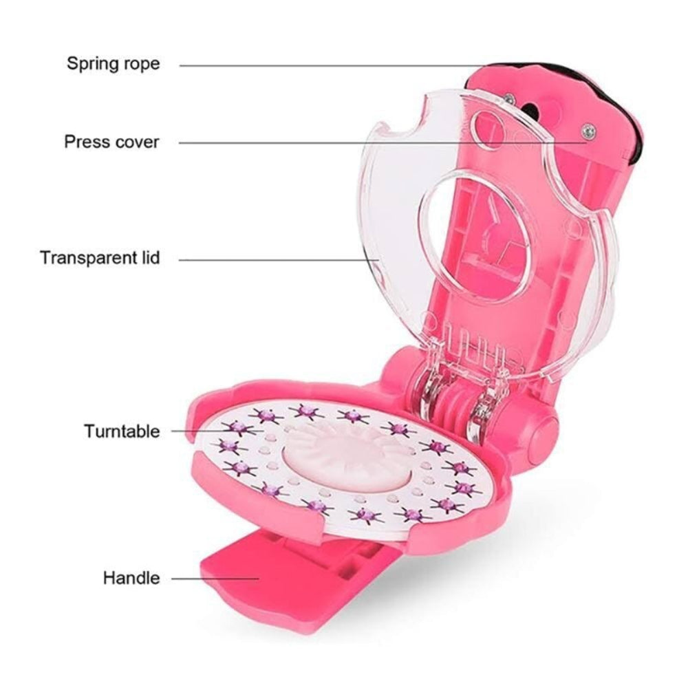 Applicator voor haarjuwelen, glitterstylingstool voor leuke haaraccessoires