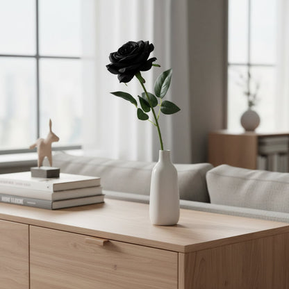 Decoratief boeket met kunstbloemen voor Halloween, tafeldecoratie voor binnen