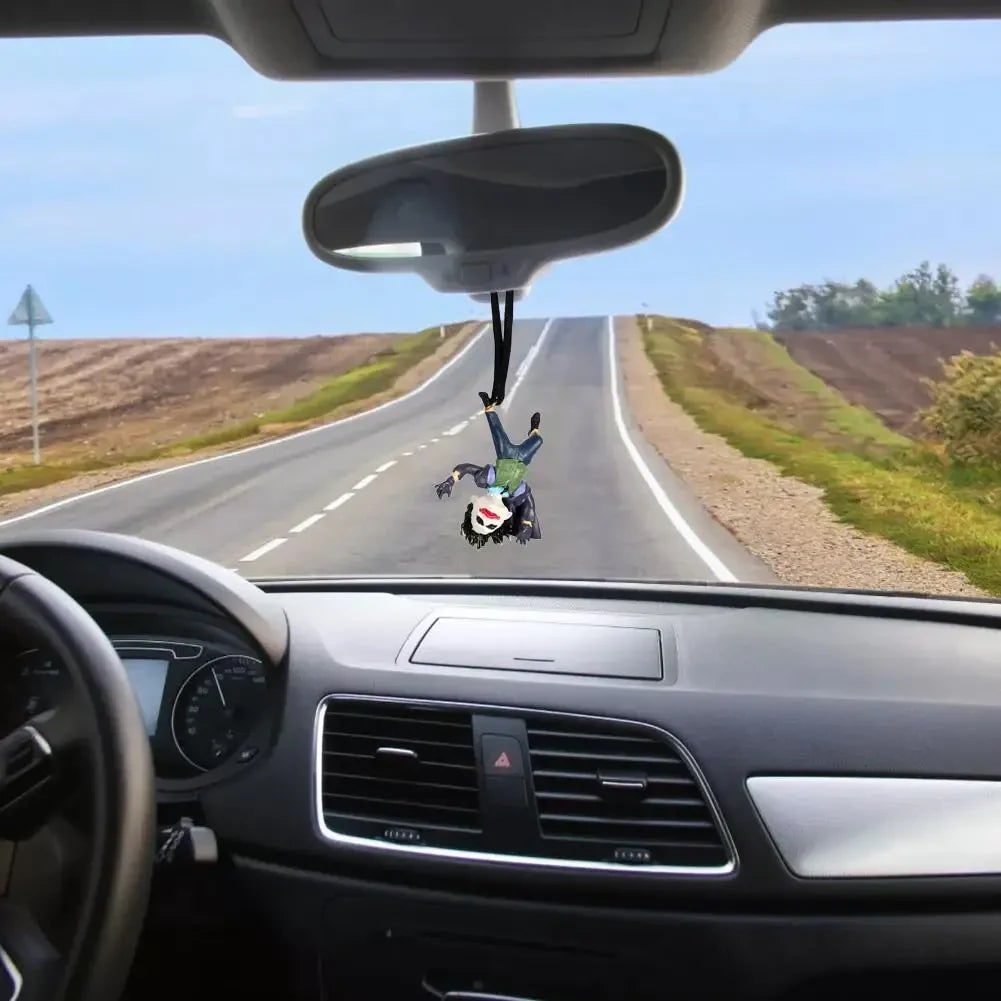 Halloween Car Rearview Mirror Character Hanging Interior Decoration