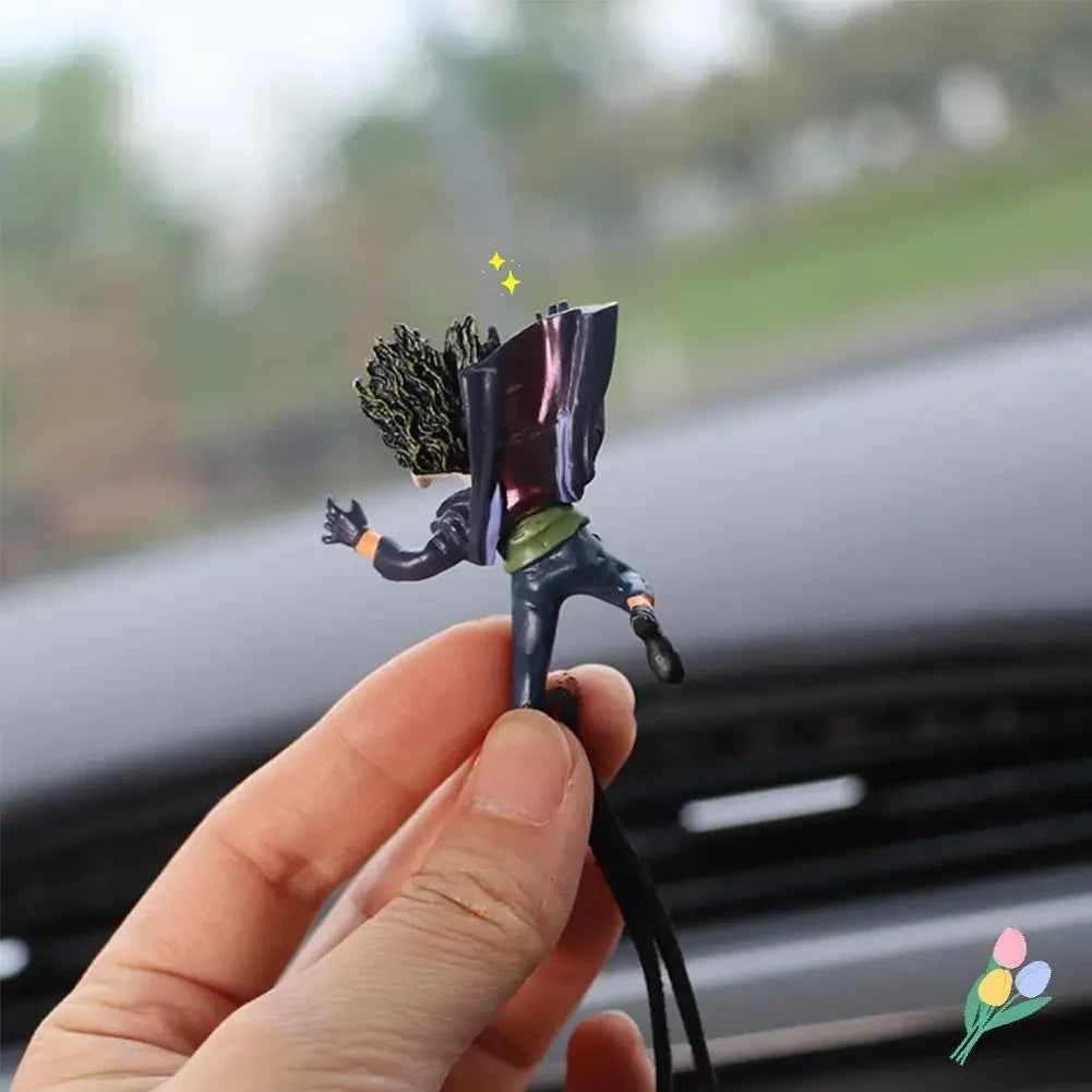 Halloween Car Rearview Mirror Character Hanging Interior Decoration