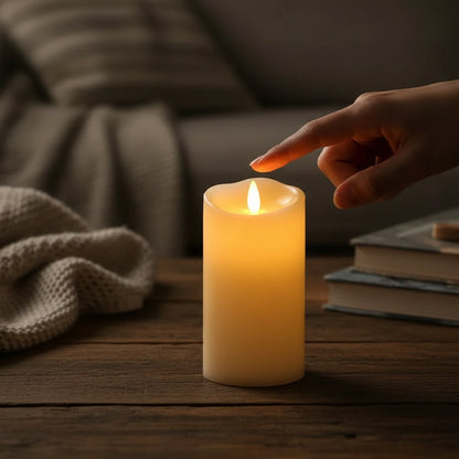Halloween Flameless LED Tealight Candles Battery Powered Flickering