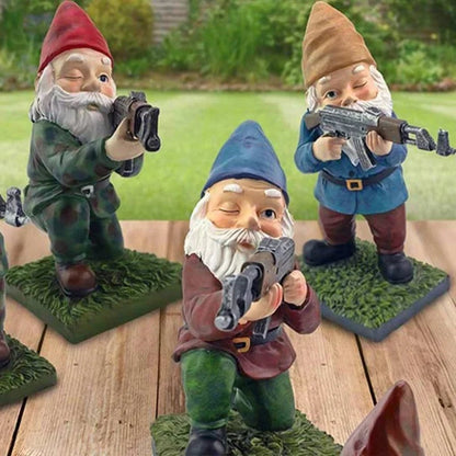 Halloween Garden Gnome Resin Figurine Outdoor Patio Balcony Accent
