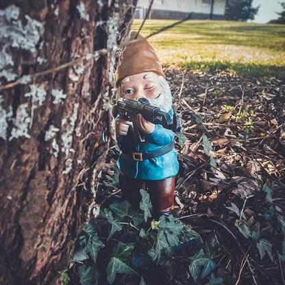 Halloween Garden Gnome Resin Figurine Outdoor Patio Balcony Accent