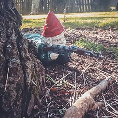 Halloween Garden Gnome Resin Figurine Outdoor Patio Balcony Accent
