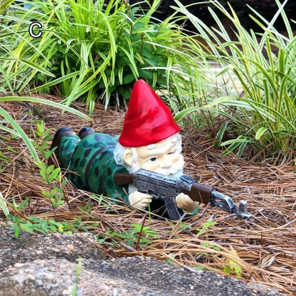 Halloween Garden Gnome Resin Figurine Outdoor Patio Balcony Accent