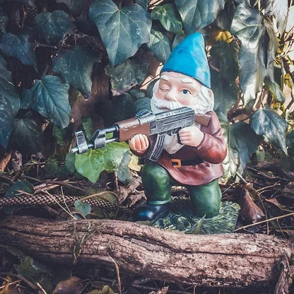 Halloween Garden Gnome Resin Figurine Outdoor Patio Balcony Accent