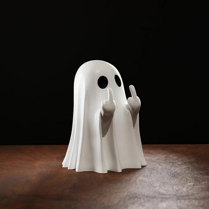 Halloween-spookbeeld, decoratieve tafel-, plank- en raamdecoratie als woonaccent
