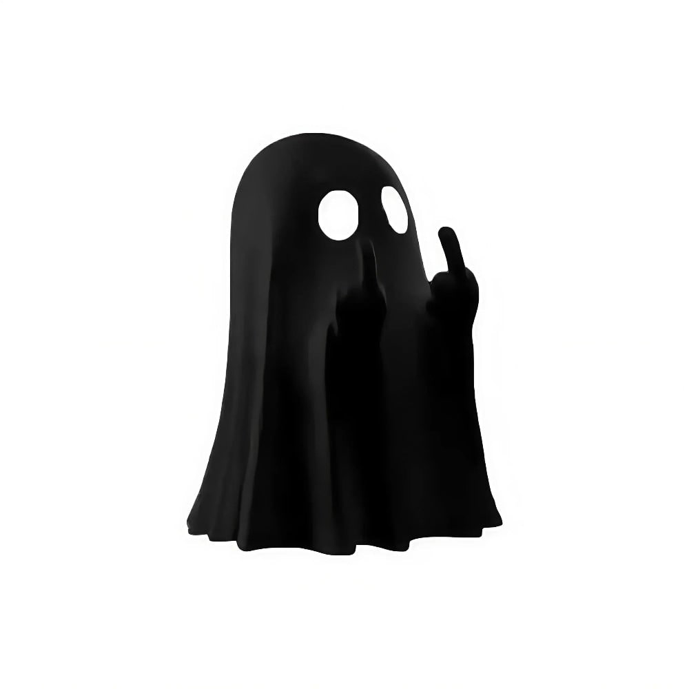 Halloween-spookbeeld, decoratieve tafel-, plank- en raamdecoratie als woonaccent