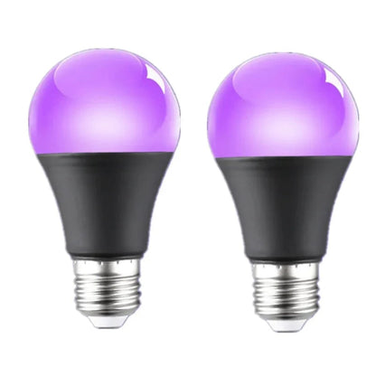 Halloween UV Black Light Bulb E27 Fluorescent Glow Party Decor