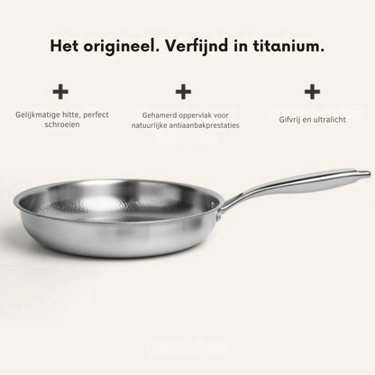 Hammered Titanium Cooking Pan Kitchen Cookware Set Durable Frying Pot