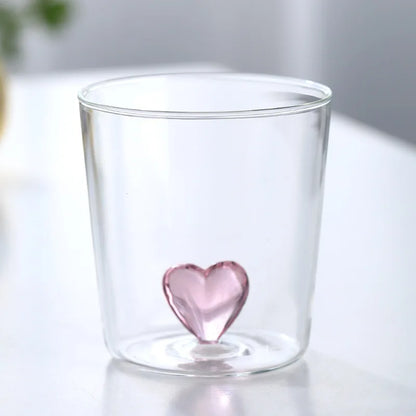 Handcrafted 3D Glass Mug Creative Animal Plant Drink Cup