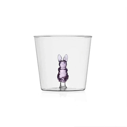 Handcrafted 3D Glass Mug Creative Animal Plant Drink Cup