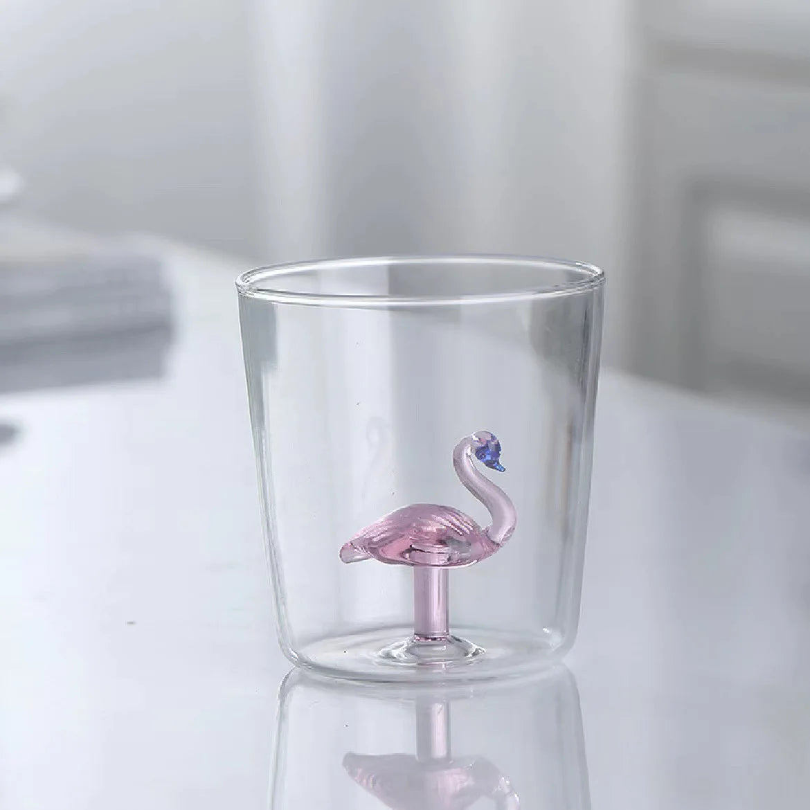 Handcrafted 3D Glass Mug Creative Animal Plant Drink Cup