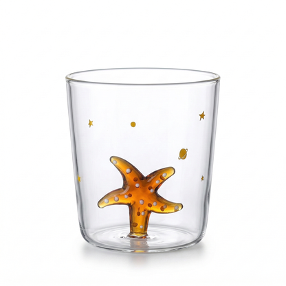 Handcrafted 3D Glass Mug Creative Animal Plant Drink Cup