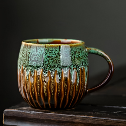 Handcrafted Ceramic Coffee Mug Large Capacity Tea Cup