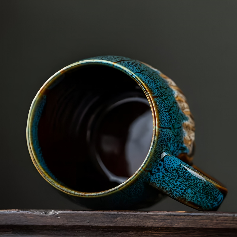 Handcrafted Ceramic Coffee Mug Large Capacity Tea Cup