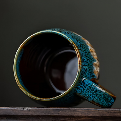 Handcrafted Ceramic Coffee Mug Large Capacity Tea Cup