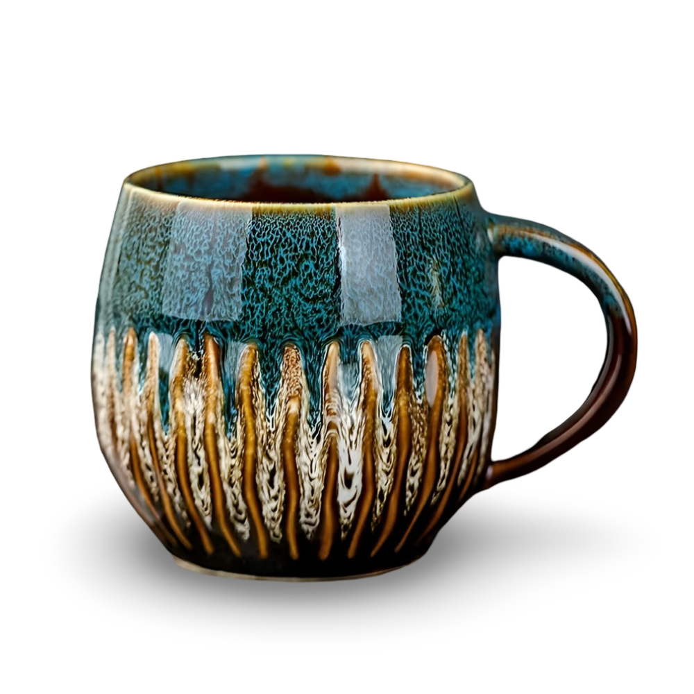 Handcrafted Ceramic Coffee Mug Large Capacity Tea Cup
