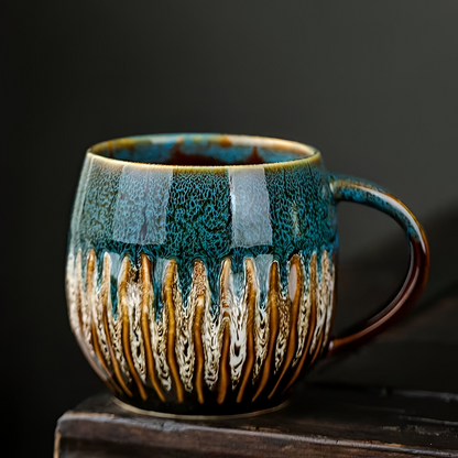 Handcrafted Ceramic Coffee Mug Large Capacity Tea Cup