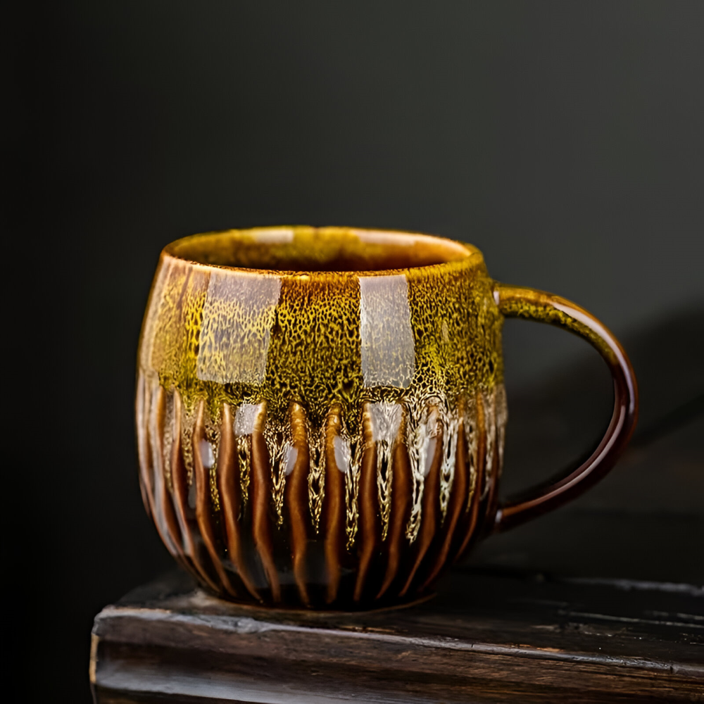Handcrafted Ceramic Coffee Mug Large Capacity Tea Cup