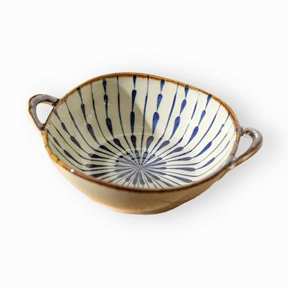 Handcrafted Ceramic Serving Bowl Nordic Tableware Dining Bowl