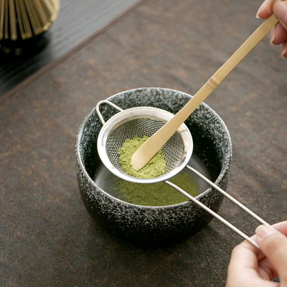 Handcrafted Matcha Tea Ceremony Bowl Whisk Bamboo Set