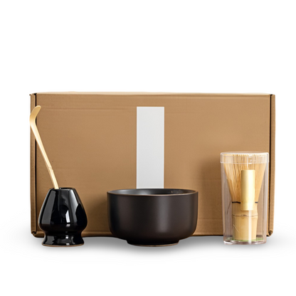 Handcrafted Matcha Tea Ceremony Bowl Whisk Bamboo Set