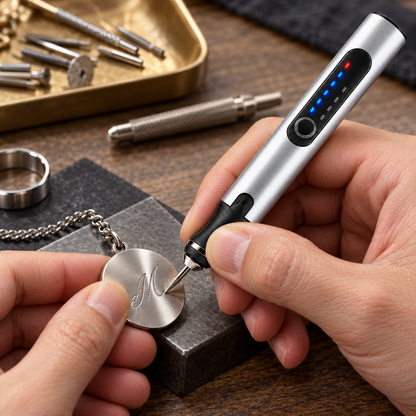 Handheld Electric Engraver Pen with Adjustable Speed for Metal Marking