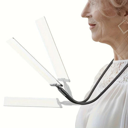 Hands Free Magnifying Glass with Adjustable Flexible Stand for Reading and Crafts