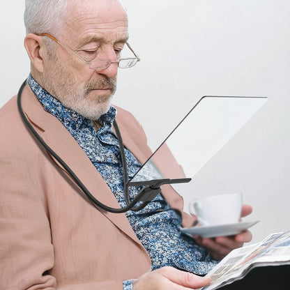 Hands Free Magnifying Glass with Adjustable Flexible Stand for Reading and Crafts