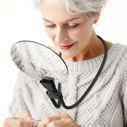 Hands Free Neck Magnifying Glass Adjustable Reading Craft Magnifier