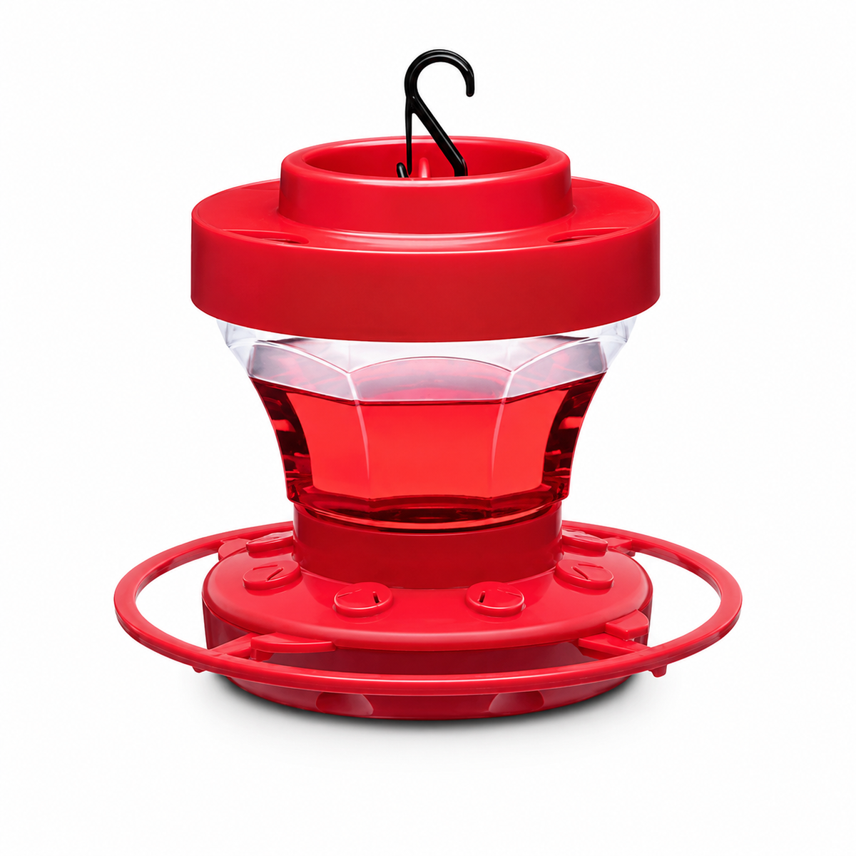 Hanging Hummingbird Feeder with 8 Feeding Ports Easy Fill Nectar Reservoir