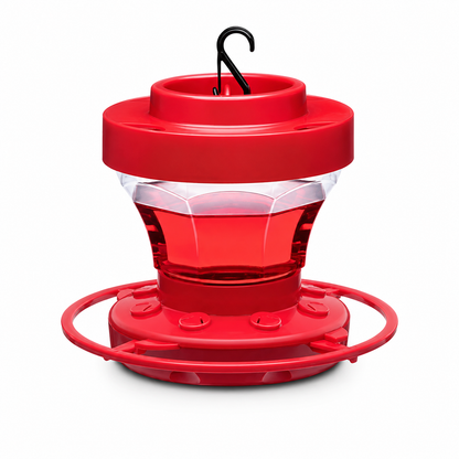 Hanging Hummingbird Feeder with 8 Feeding Ports Easy Fill Nectar Reservoir