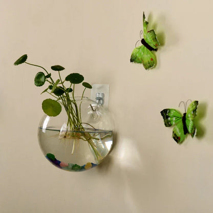 Hanging Hydroponic Glass Vase Floating Plant Flower Display